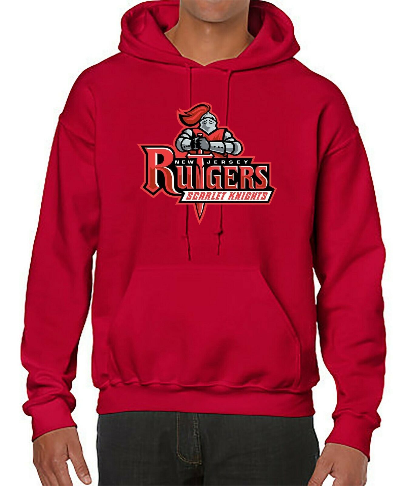 NCAA Basketball team hoodie - sweater with Rutgers logo - comfort ...