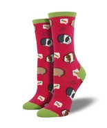 Socksmith Women&#39;s Socks Novelty Crew Socks &quot;Guinea Pigs&quot; / Choose Your C... - $11.29