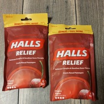 SET OF 2- Halls Cherry Cough Sore Throat 40ct EXP: 02/22 - $9.99