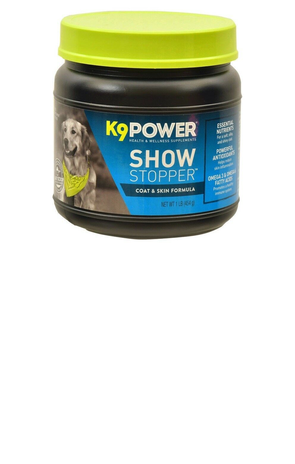 K9 POWER Show Stopper for Dog Dry coat itchy skin Excessive shedding
