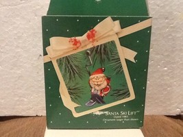 Hallmark Keepsake Ornament - Santa Ski Lift - 1983 - QX418-7 - $5.95