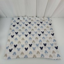 Disney Baby Aden & Anais Mickey Mouse Heads Muslin Swaddle Blanket Blue Gray - $23.75