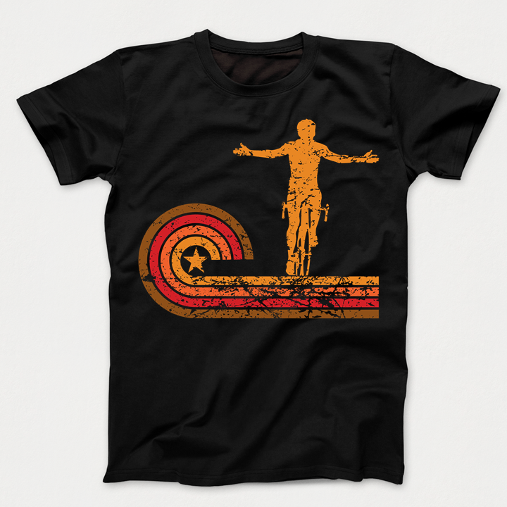 solitary cyclist t shirts