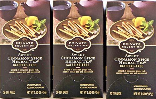 Private Selection Sweet Cinnamon Spice Herbal Tea Caffeine Free 3 Pack Private Selection Sweet Cinnamon Spice Herbal Tea Caffeine Free 3 Pack