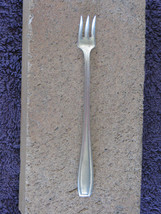 National Sectional Silverplate ~ Seafood Fork 6 1/8” Long 1900-1940 ~Ships Free - $8.99