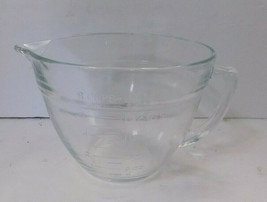 Anchor Hocking 2 Qt Mixing Batter Bowl Measuring 8 Cup Clear Glass USA - $29.38