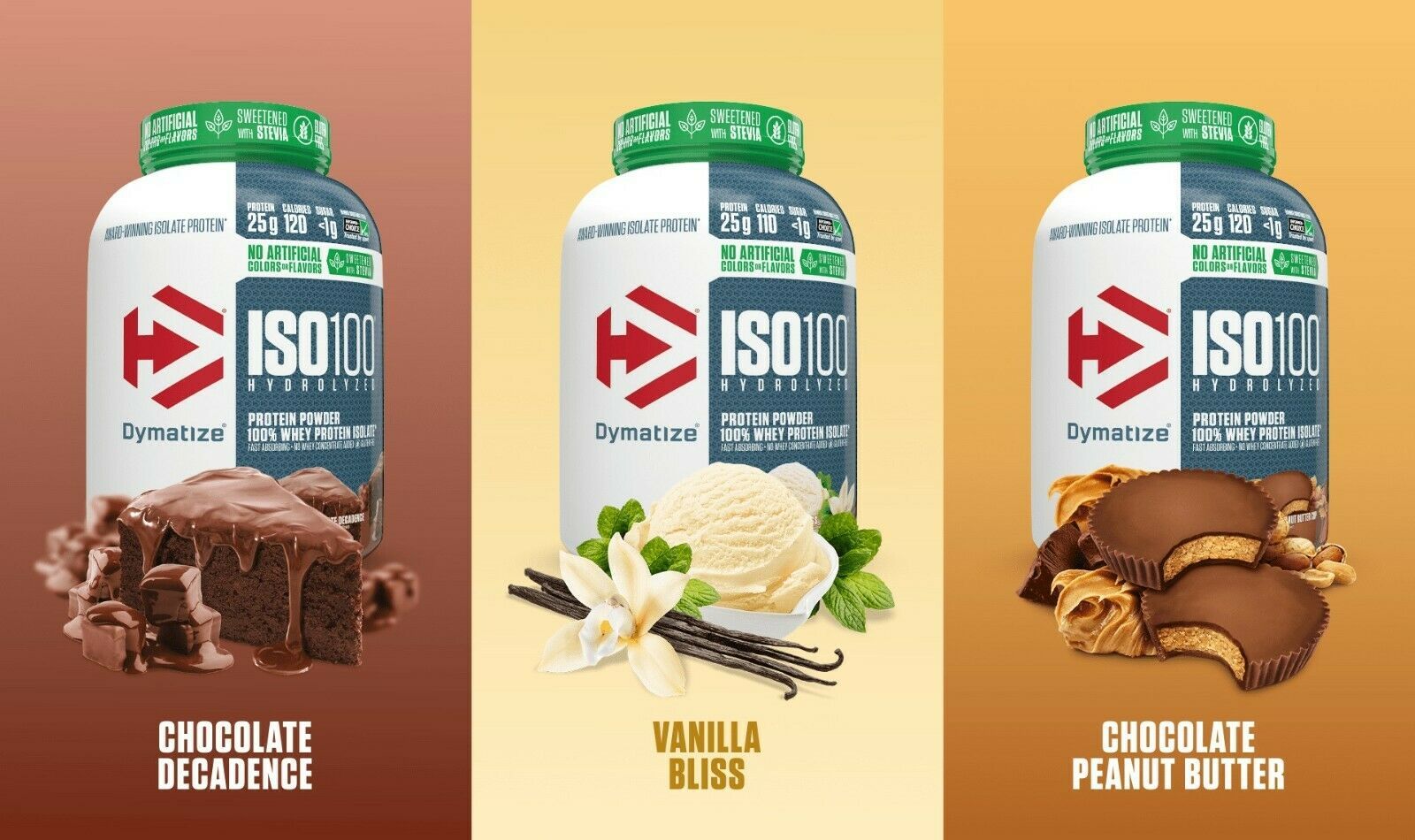 Dymatize ISO100 Hydrolyzed Whey Isolate Protein Powder, 50 Servings 3.5 lb - $79.99