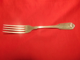7 5/8&quot; S. P., Dinner Fork, from Oneida, in the Silver Shell Pattern. - $9.99