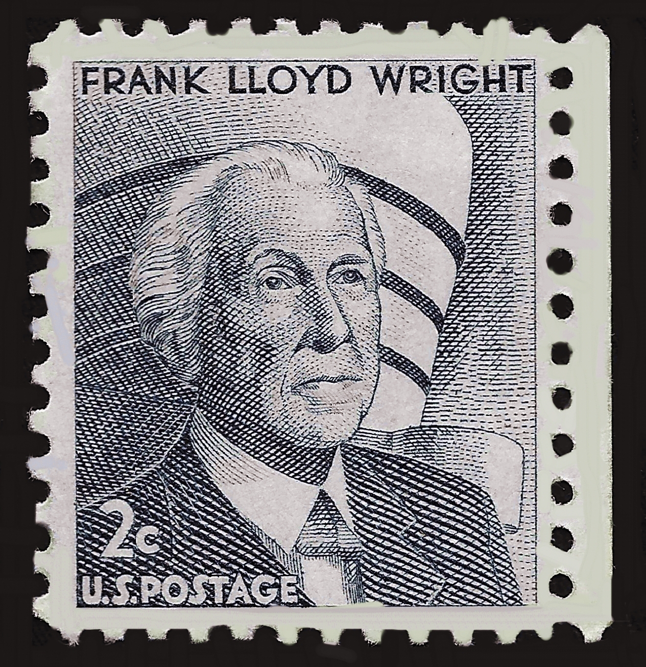Top 101+ Images frank lloyd wright 2 cent stamp worth Updated