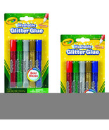 New Crayola Washable Glitter Glue, Bold Blazes, Assorted Colors, 5 Count... - $10.49