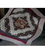 Snuggle Under a Handmade Quilt Cabin Time for Puppy Love with Pillowcase - $221.00