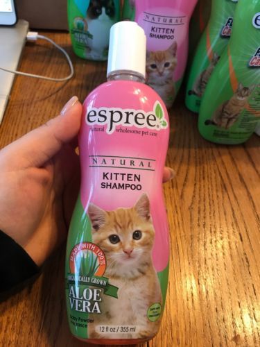 Espree Natural Kitten Shampoo hypoallergenic & tear free 12oz Ships N 24h