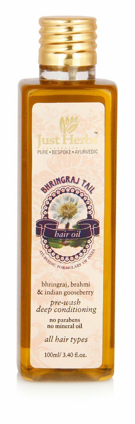 Just herbs Bhringraj Oil 100% Natural & Certified Ayurvedic Chemical Free 100ml
