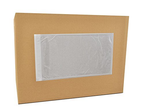 (100000) Clear Packing List Envelopes Plain Face 5.5