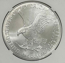 2021 American Silver Eagle $1 TI + T2 TRUMP 2 Coin Bullion Set NGC MS70  image 9