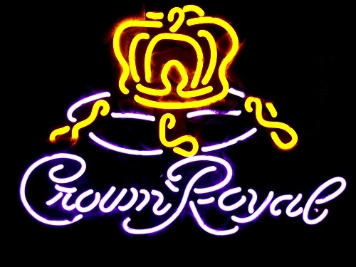 Crown Royal Beer Bar Neon Light Sign 16 x 14 - Neon