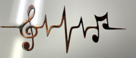 Heartbeat of Music Metal Wall Art Accent 18 1/4"wide x 7 1/2" tall - $26.58