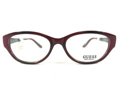 Guess GU2226 PURBU Eyeglasses Frames Purple Red Pink Round Cat Eye 51-16-135 - $74.79