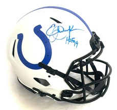 ERIC DICKERSON HOF99 SIGNED COLTS LUNAR ECLIPSE AUTHENTIC HELMET BECKETT WH47488 image 1