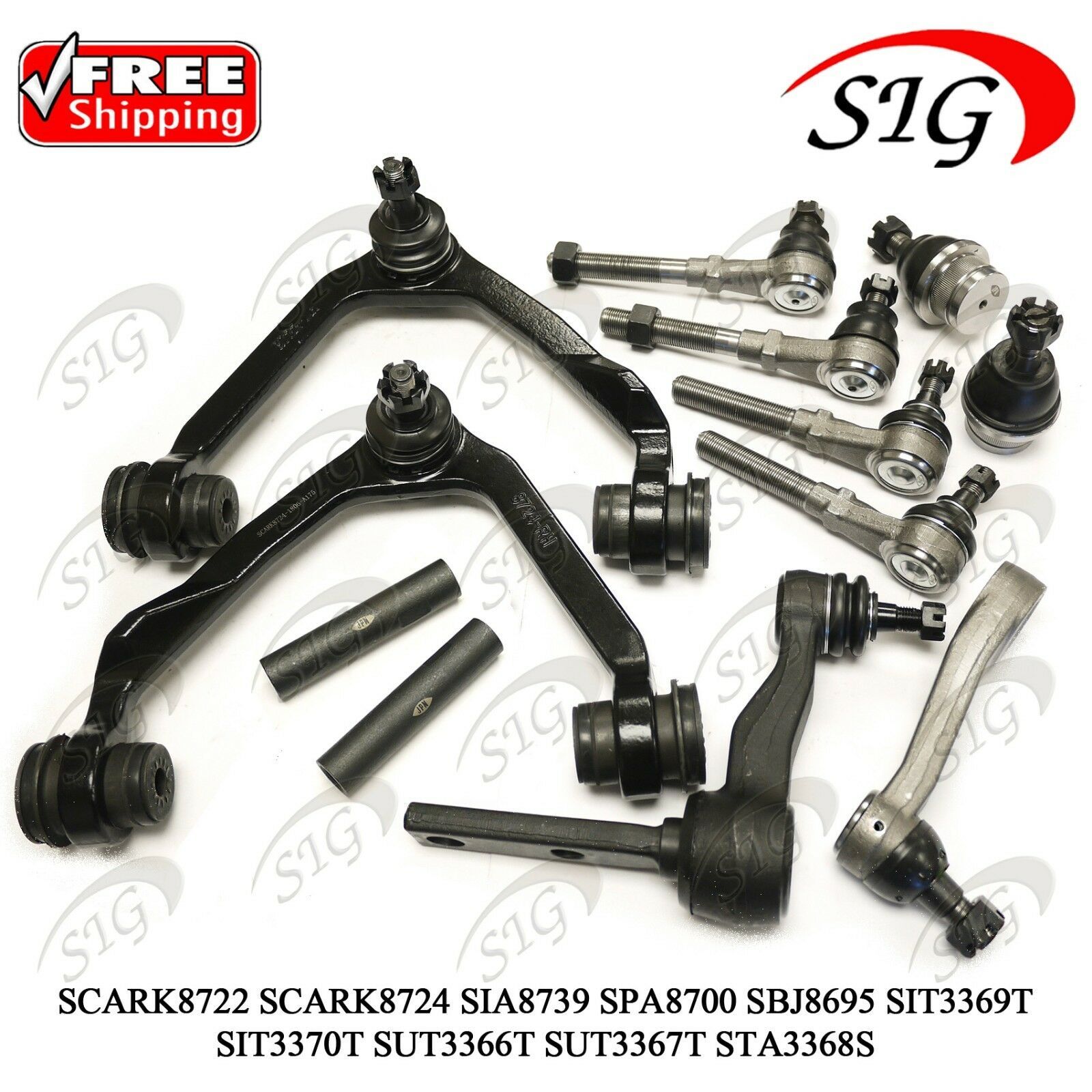 12Pc JPN Front Suspension Kit for Ford F150 4WD 1997 1998 1999 2000