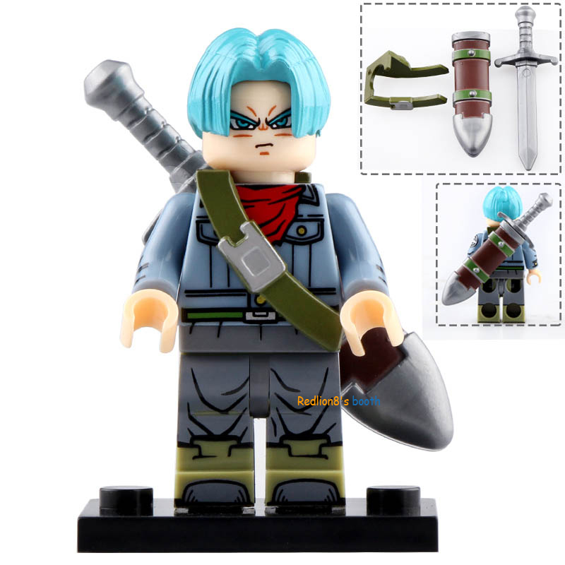 Future Trunks Dragon Ball Minifigure Lego Compatible Toys Building