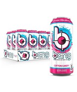 VPX Bang Energy Drink Super Creatine Cotton Candy Flavor 16 oz ( Pack of... - $34.64