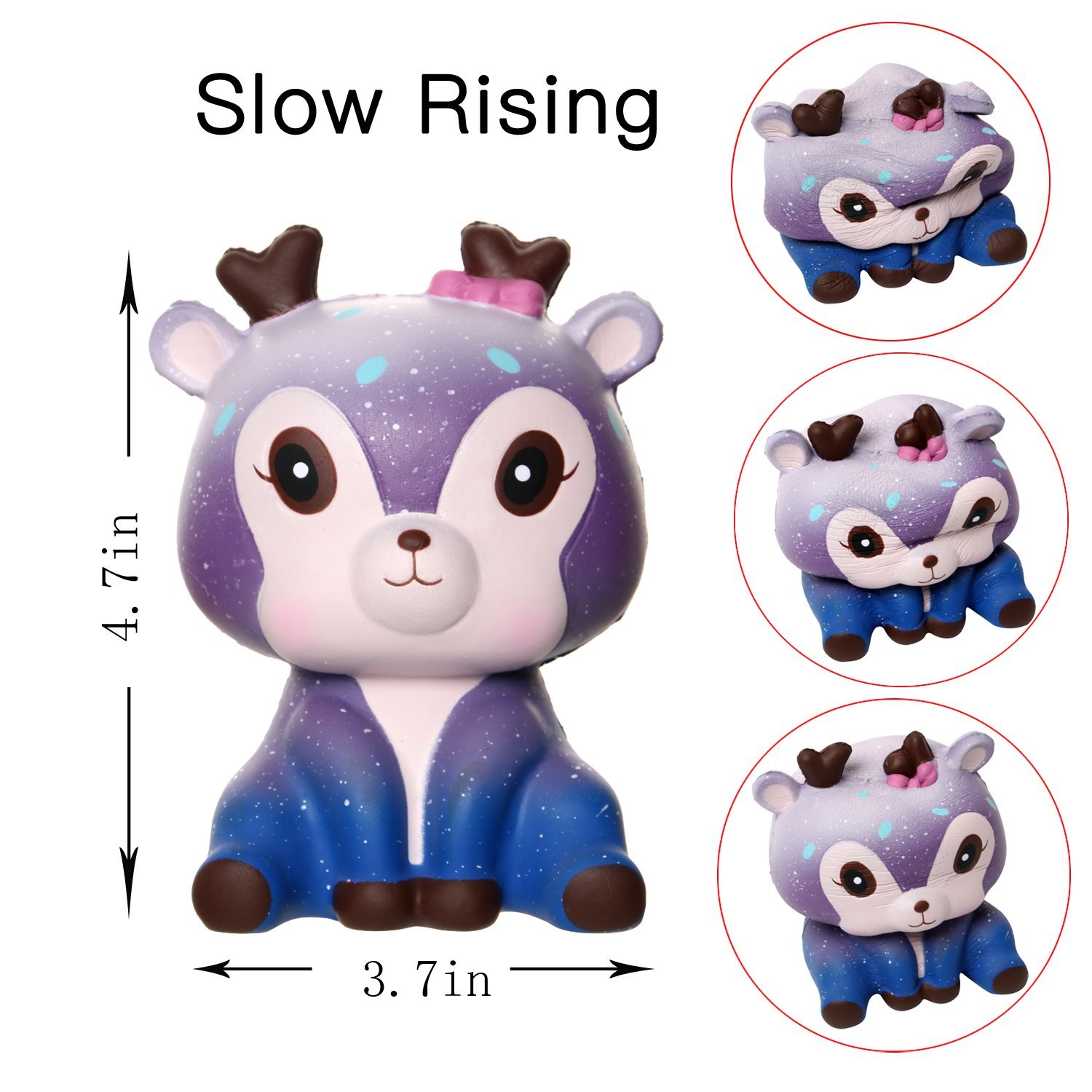 galaxy deer cake squishy