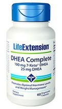 3X $26.50 Life Extension DHEA Complete 100 mg 7-Keto + 25 mg DHEA weight control image 2