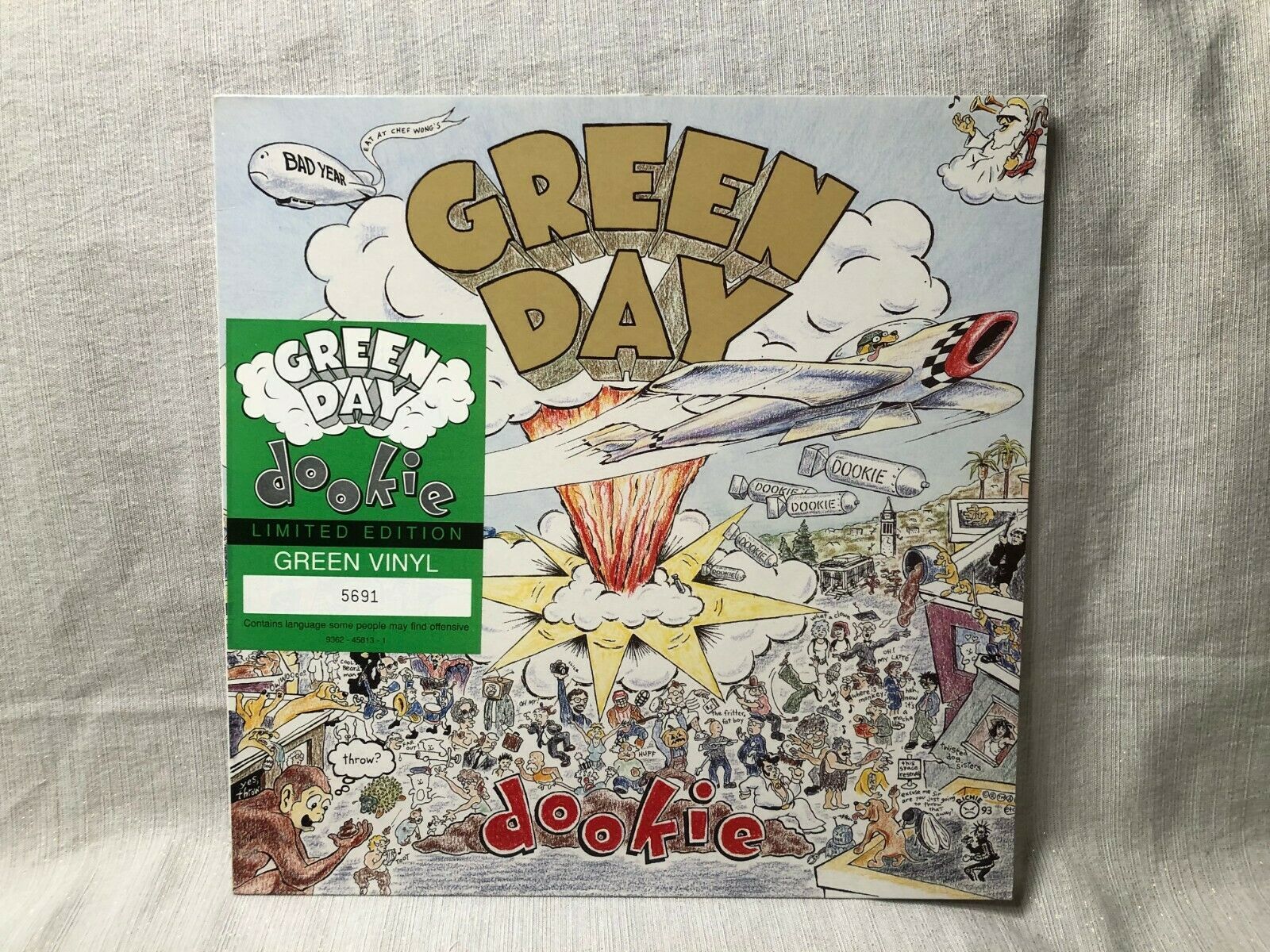 1994 Green Day ‎Dookie LP Reprise Records 9362458131 EX/EX Limited