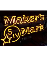 Maker&#39;s Mark Bourbon Whisky Kentucky Beer Bar Neon Sign 17&quot; x 13&quot; - $499.00