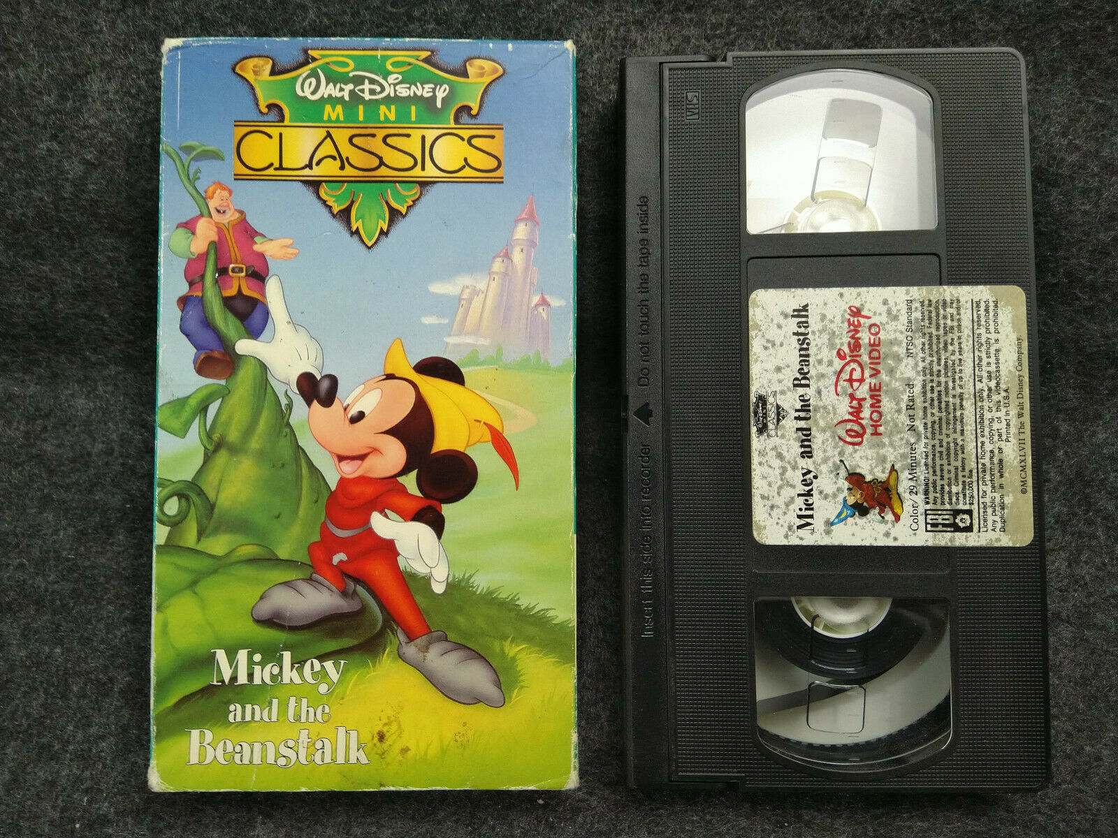 VHS Walt Disney Mini Classics - Mickey and the Beanstalk (VHS, 1991 ...