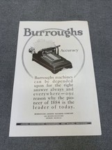 National Geographic Burroughs Adding Machine Company Ad KG - $11.88