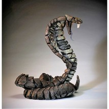 Edge Sculpture Cobra 16" High Venomous Snake Fangs Classic Pose Stunning Piece image 2