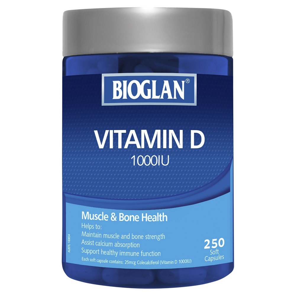 bioglan vitamin d 1000iu 250 capsules