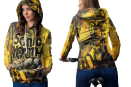 Sonic youth zipper hoodie women thumb200