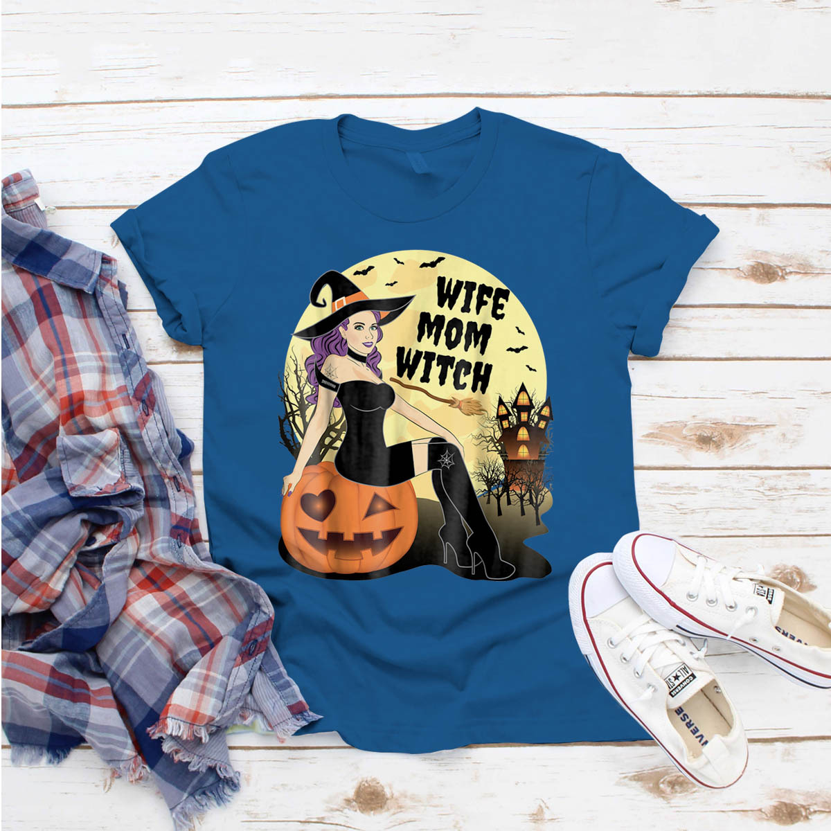 wife mom witch shirt