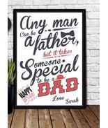 Personalized Canvas, SPECIAL DAD Canvas And Poster - $49.99