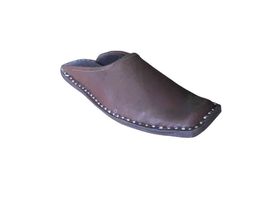 Men Slippers Indian Handmade Leather FlipFlops Casual Flat Clogs Jutties US 8/9 - $39.99