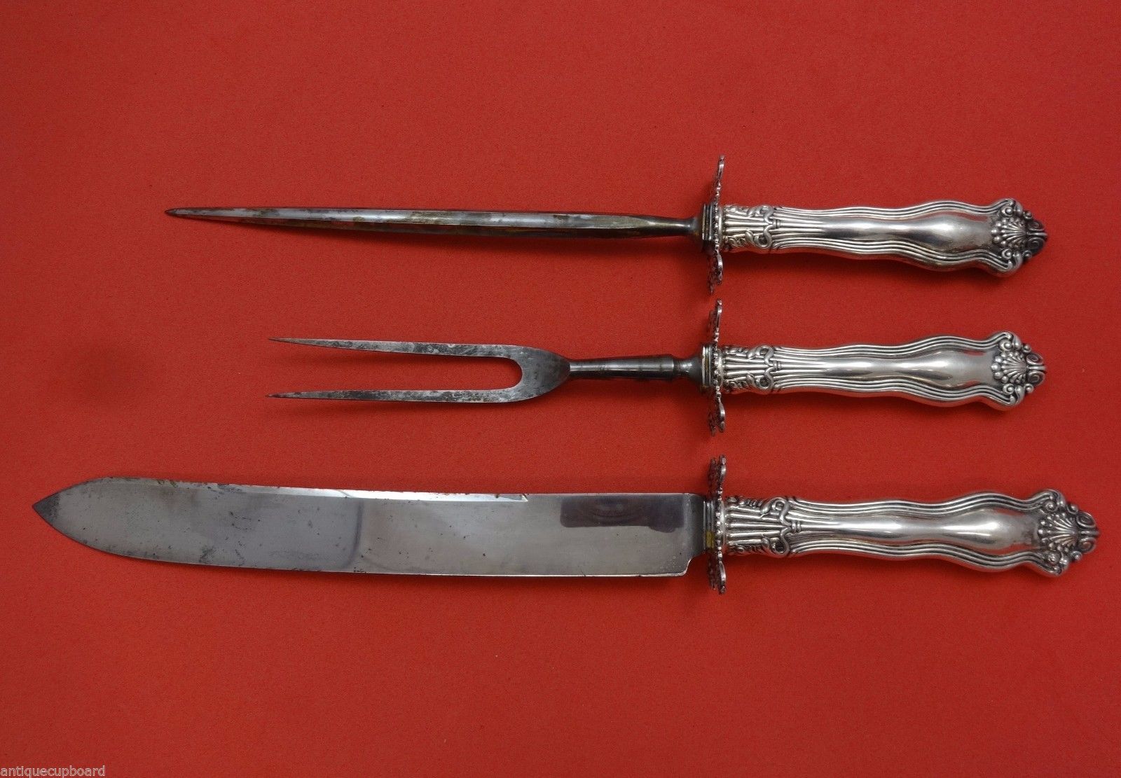 Primary image for Century by Dominick & Haff Sterling Silver Roast Carving Set 3pc HHWS
