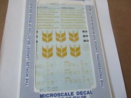 Microscale Decals Stock #87-718 Canadian Wheat Board 4-Bay Cylindrical Hopper HO image 3