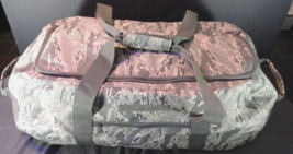 Usaf U.S. Air Force Xl Nylon Duffle Bag Travel Airman Tiger Stripe Waterproof - $97.19
