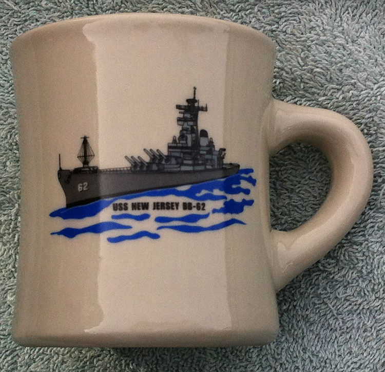 Primary image for Battleship NJ souvenir coffee cup