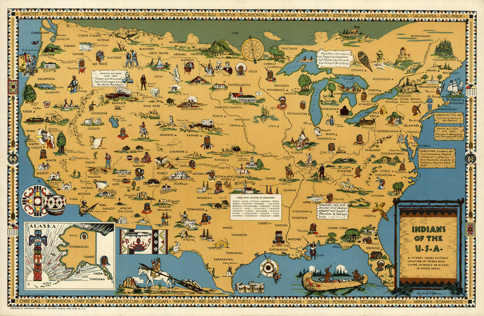 Native American Tribes In The United States Map Map Of World