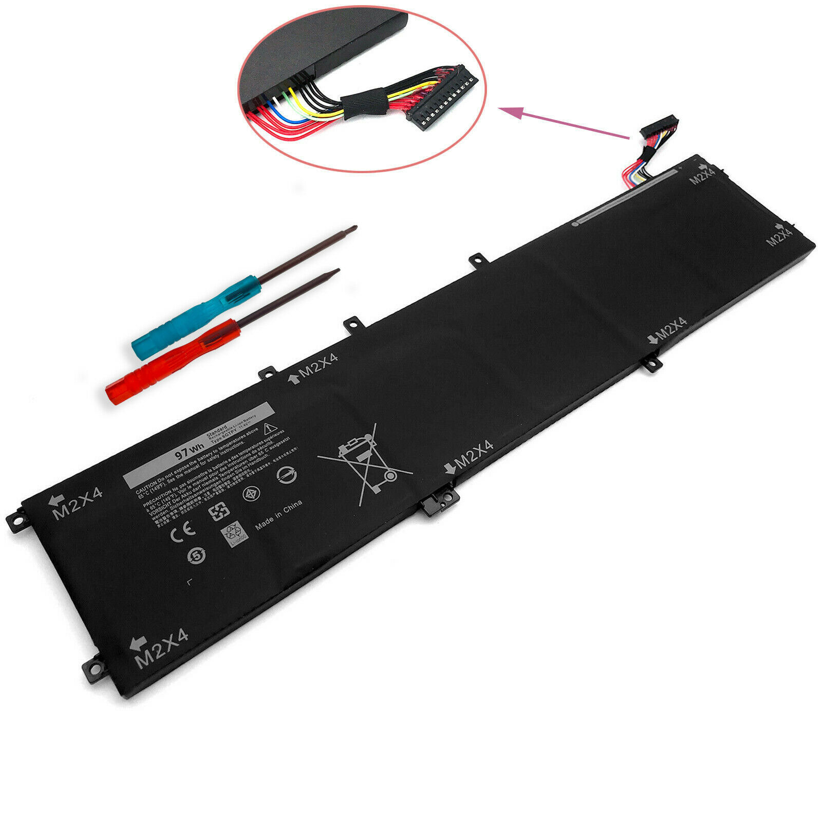New 6-Cell 97Wh Extended Battery For Dell Xps 15 9560 9570 Laptop Gpm03 6Gtpy