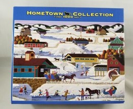 Hometown Beautiful Bridges Jigsaw Puzzle 1000 Piece Heronim Mega Snow Ic... - $11.28