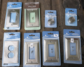 21LL75 Assorted Diecast Switch & Outlet Plates: Brainerd 64176 (3), 787397 (1) - $27.97