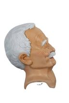Vintage Ceramic Handmade Old Man Head Mask Bust Sculpture Signed by Artist image 3