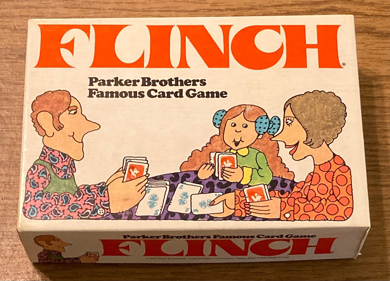 Vintage 1976 Flinch Parker Brothers Famous Card Game complete excellent