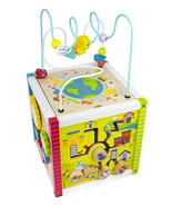 Deluxe wooden educational toy for babies - Cube - motor skills trainer 017 - $93.14
