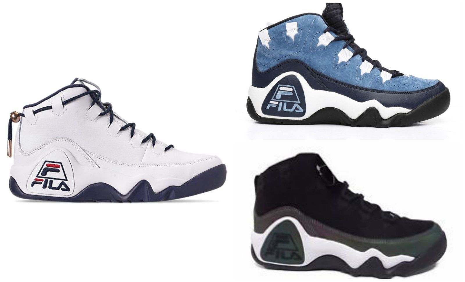 Mens-Fila-Grant-Hill-GH-95-Mid-Retro-Classic-Basketball-Shoes-Athletic-Sneakers - Athletic